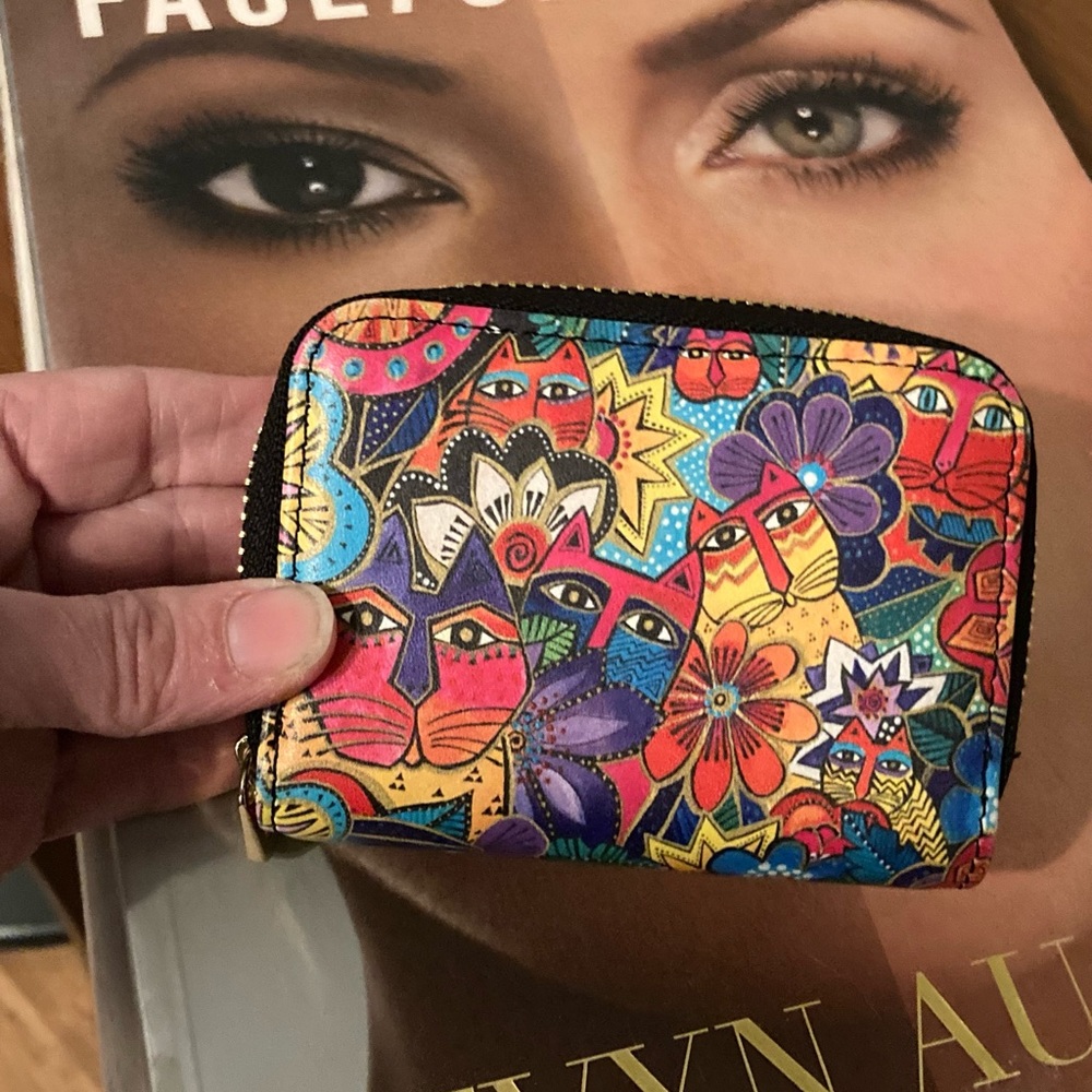 Laurel Burch card wallet